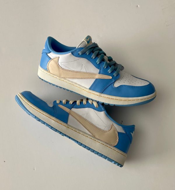 Travis Scott Jordan 1 Low 'UNC' Custom - 图片 3